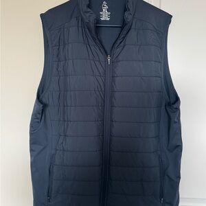 Navy Rhoback Men's Dark Blue Quilted Vest - XL